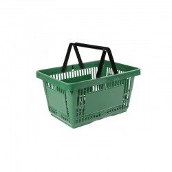 Cesta de Compras com Pegas - 22L - Verde