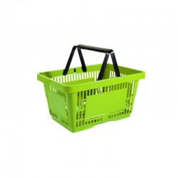 Cesta de Compras com Pegas - 22L - Verde