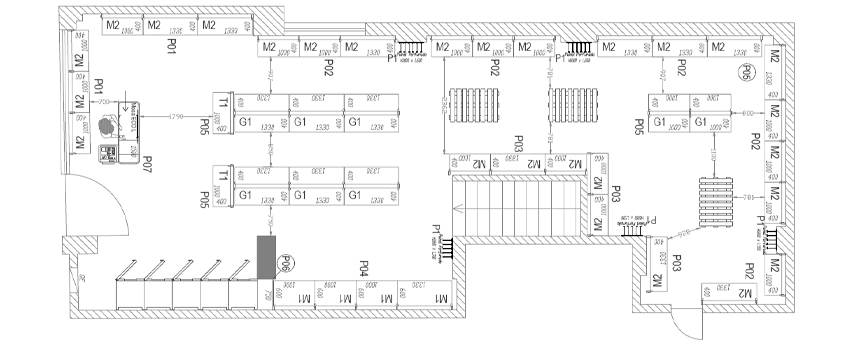 Layout mercearia